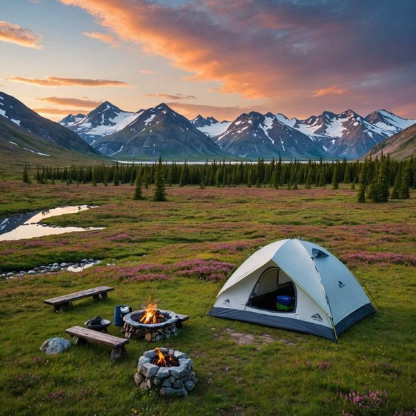 Quels sont les meilleurs conseils pour un camping en région de toundra au printemps?